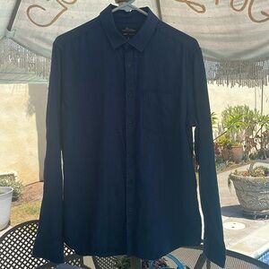 Marc Anthony Luxury Slim Fit Dark Blue dress shirt | Size M
